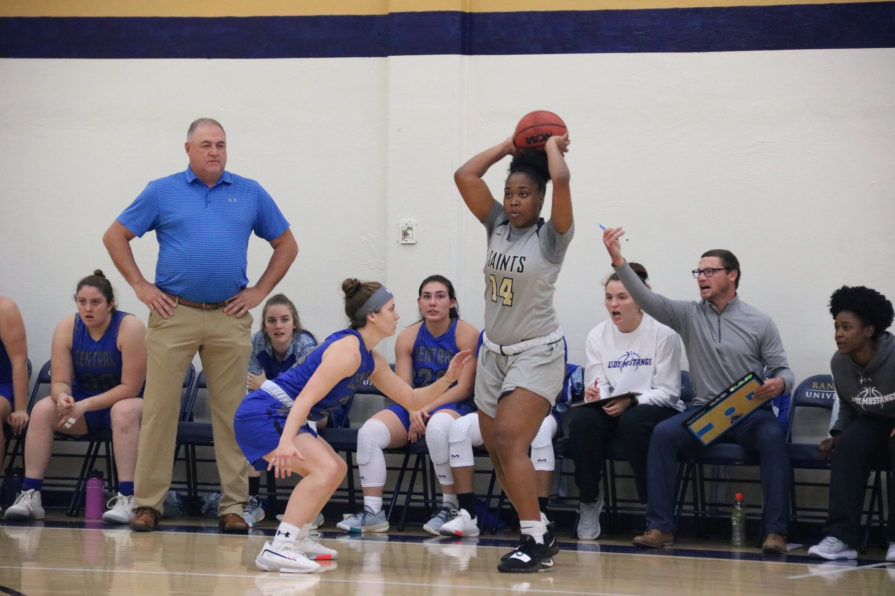 Saints Cruise Past Crusaders