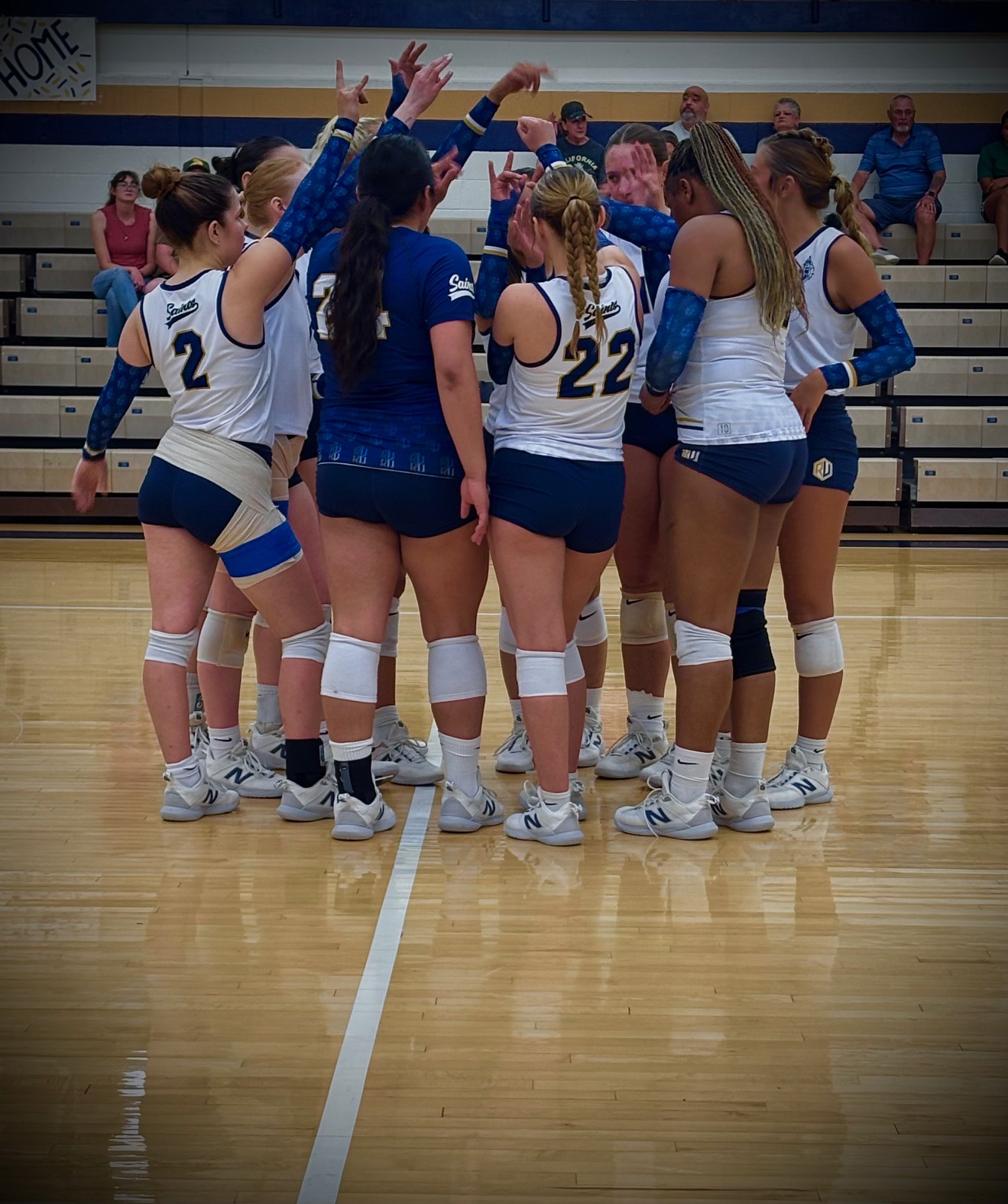 Saints Volleyball Stays Strong Despite Adversity