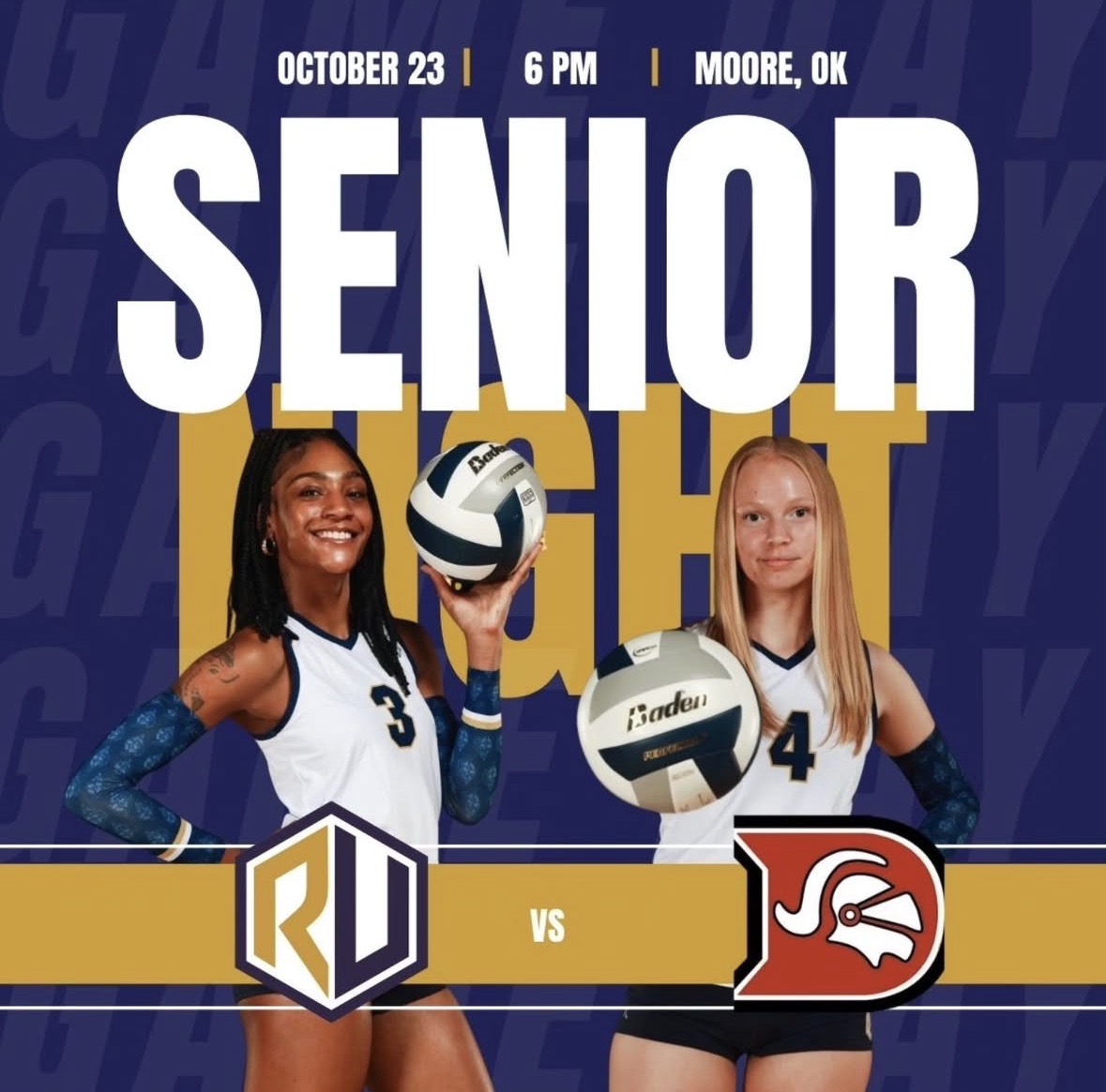 Lady Saints Volleyball Dominates: Sweep on Senior Night